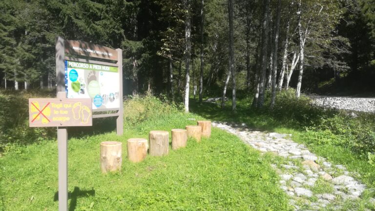 Il "Sentiero a piedi nudi"